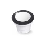 EMBUTIDO DE PISO CECI 6W PAR16 90MM NEGRO
