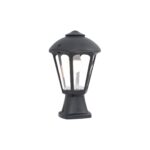 FAROLA GIAMPY PILAR E27 1L 330MM NEGRO