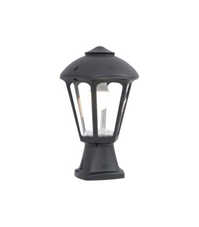 FAROLA GIAMPY PILAR E27 1L 330MM NEGRO