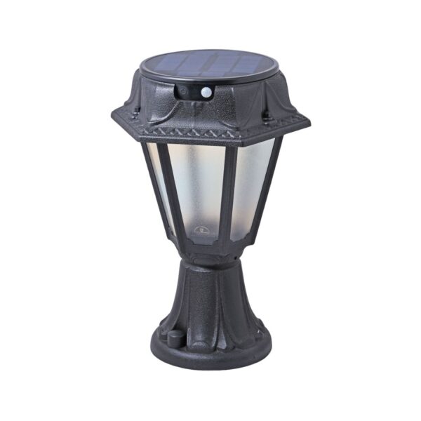 FAROLA SOLAR ROSETTA 2W NEGRO