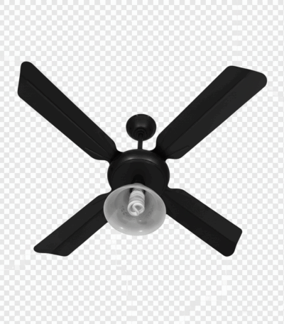 VENTILADOR DE TECHO 4 PAL METAL NEGRO CLASSIC