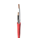 CABLE 2X.082 PLTC VAINA ROJA X100 METROS
