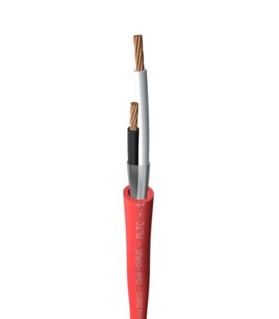 CABLE 2X.082 PLTC VAINA ROJA X100 METROS