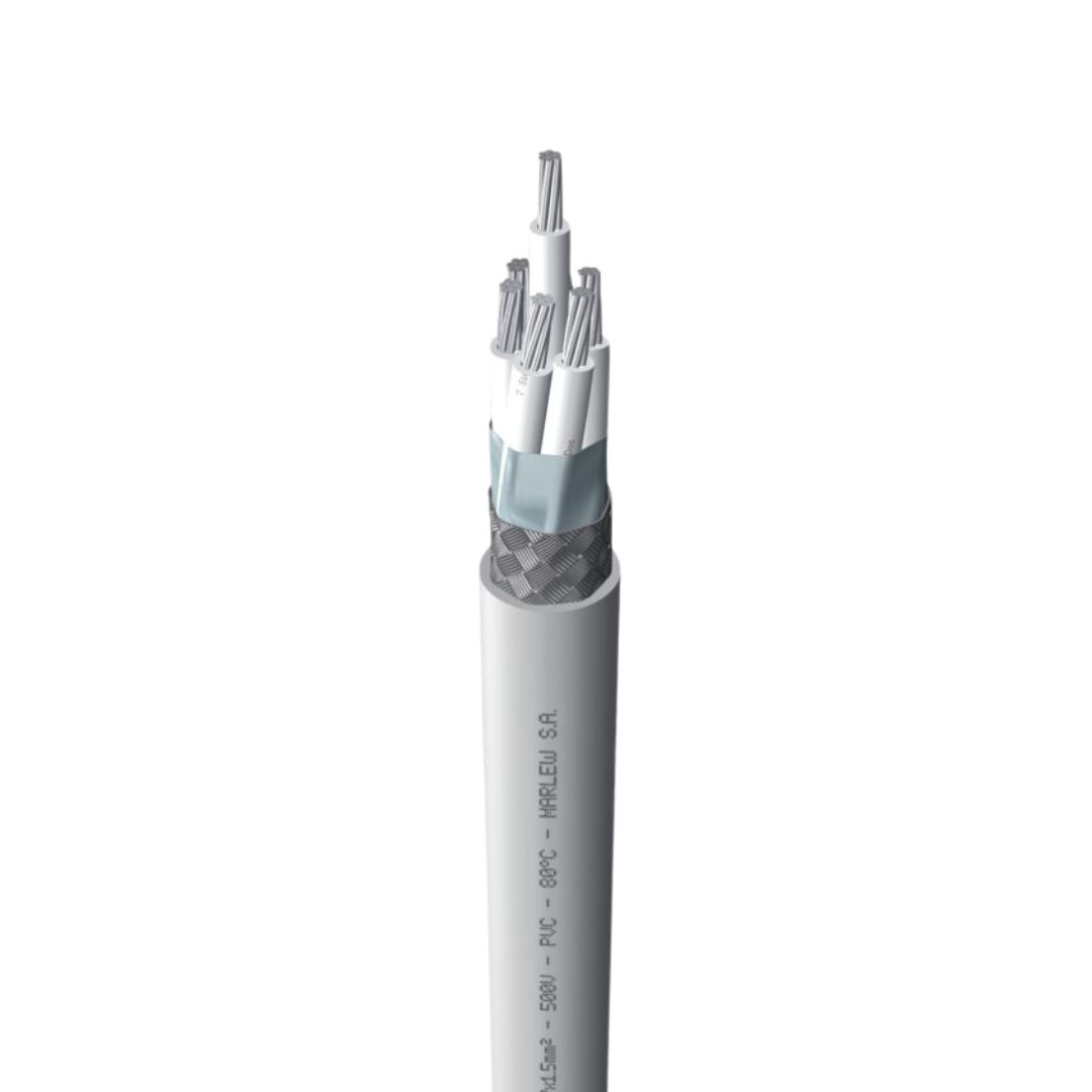 CABLE BLINDADO CON TRENZA BIPOLAR CABLE BLINDADO CON TRENZA BIPOLAR