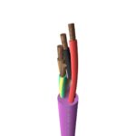 CABLE SUBTERRANEO 3 POLOS + TIERRA X6MM X100 METROS