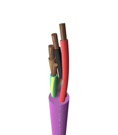 CABLE SUBTERRANEO 3 POLOS + TIERRA X6MM X100 METROS