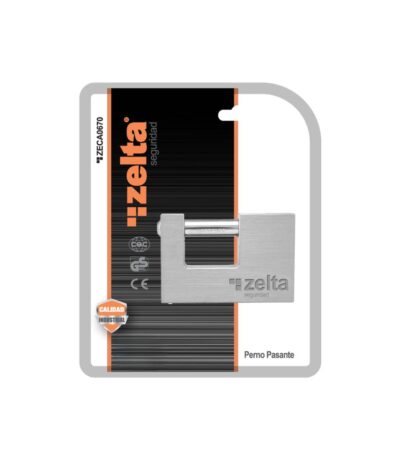 CANDADO PERNO PASANTE 70MM CROMADO