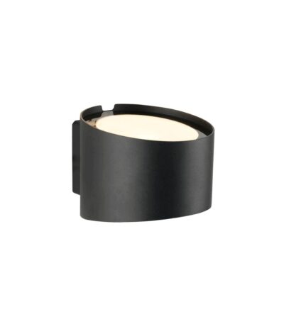 APLIQUE OTTO BIDIRECCIONAL NEGRO 2X5W 135MM