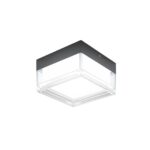 APLIQUE WEST NEGRO C 10W 3CCT 130X130MM