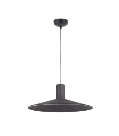 COLGANTE DARJAN 12W NEGRO 3000K 490MM
