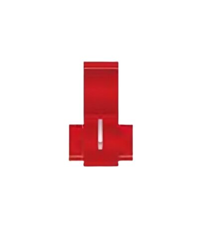 TERMINAL PREAISLADO CONEXION EMPALME ROJO 0.25 A 1.5MM X 100U.