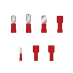 TERMINAL PREAISLADO PALA ROJO 0.25 A 1.5MM X 100U.