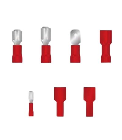 TERMINAL PREAISLADO PALA ROJO 0.25 A 1.5MM X 100U.