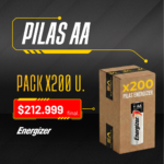 PILAS AA X 200 UNIDADES