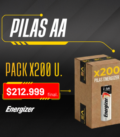 PILAS AA X 200 UNIDADES