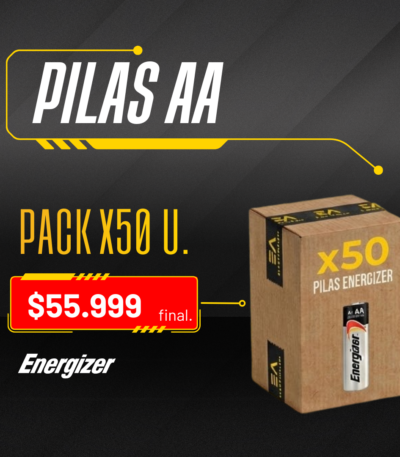 PILAS AA X 50 UNIDADES