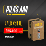 PILAS AAA X 50 UNIDADES