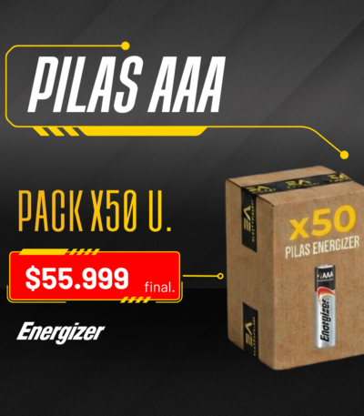PILAS AAA X 50 UNIDADES