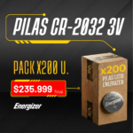 CR-2032 3V X 200 UNIDADES