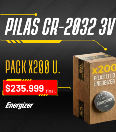 CR-2032 3V X 200 UNIDADES