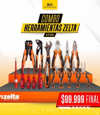 KIT DE HERRAMIENTAS MANUALES ZELTA