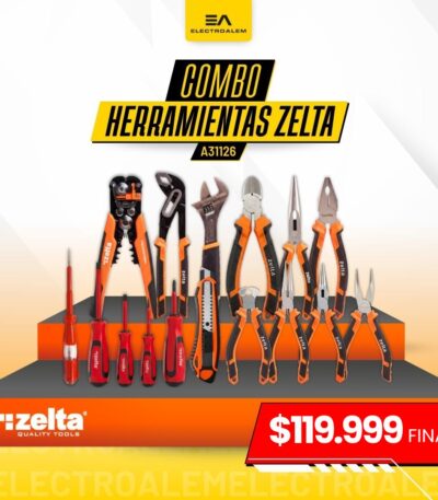 KIT DE HERRAMIENTAS MANUALES ZELTA