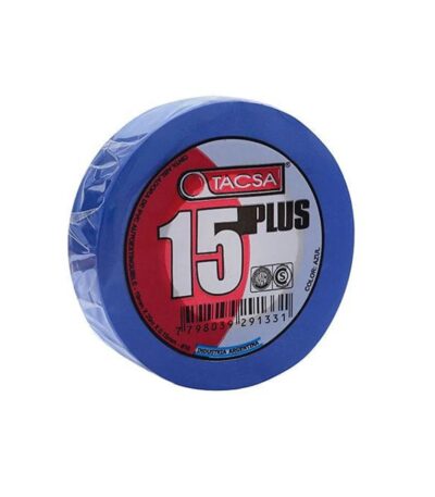 CINTA AISLADORA PVC PLUS AZUL 19MM X 20M X 0.15MM