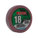 CINTA AISLADORA PVC PLUS MARRON 19MM X 20M X 0.18MM