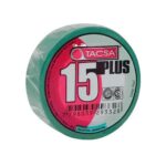 CINTA AISLADORA PVC PLUS VERDE 19MM X 20M X 0.15MM