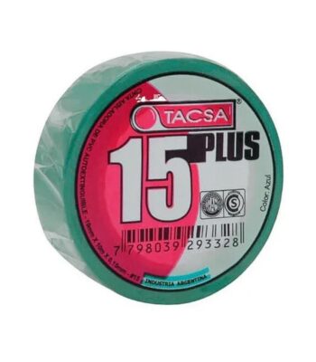 CINTA AISLADORA PVC PLUS VERDE 19MM X 20M X 0.15MM