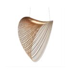 COLGANTE SNAIL MADERA 28W