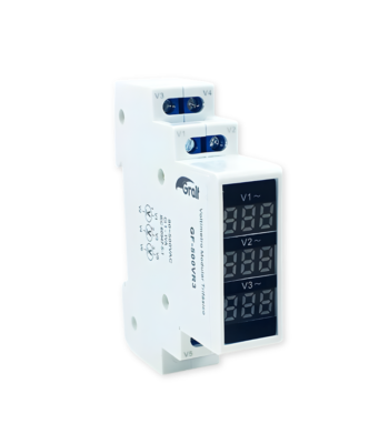 Voltímetro Modular Trifásico GF-500VR3