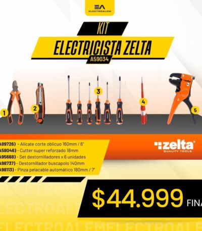 KIT DE HERRAMIENTAS ZELTA 5 PIEZAS