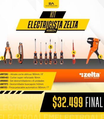 KIT DE HERRAMIENTAS ZELTA 5 PIEZAS