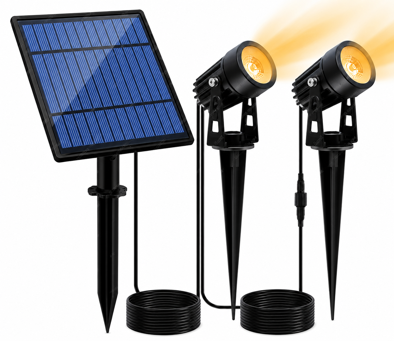 Estaca solar doble 3W Estaca solar doble 3W