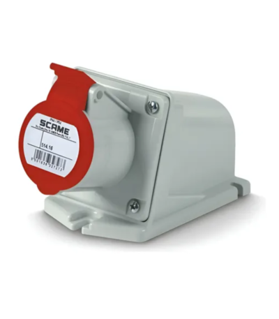 Base industrial de pared 16A IP44