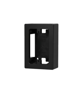 CAJA PLASTICA RECTANGULAR SOBREPONER NEGRO