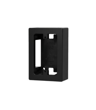 CAJA PLASTICA RECTANGULAR SOBREPONER NEGRO