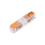 CONECTOR DE EMPALME EN LINEA 2 POLOS 4MM