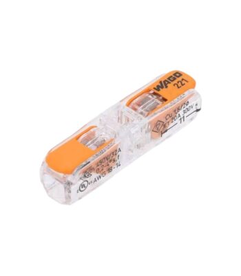 CONECTOR DE EMPALME EN LINEA 2 POLOS 4MM