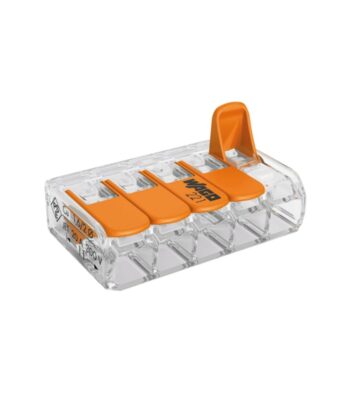 CONECTOR DE EMPALME 5 POLOS 4MM