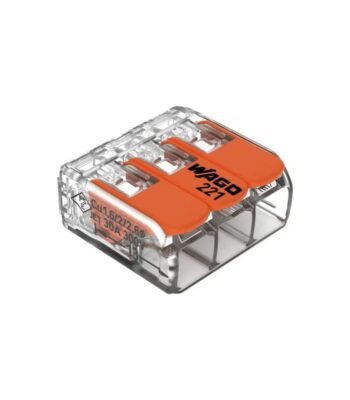CONECTOR DE EMPALME 3 POLOS 6MM