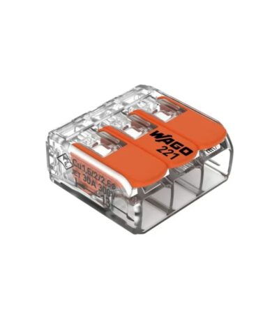 CONECTOR DE EMPALME 3 POLOS 6MM