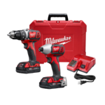 TALADRO Y ATORNILLADOR M18 + 2 BATERIAS 3,0AH + CARGADOR + MALETIN PLASTICO | 2691-259A