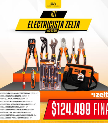 KIT 10 HERRAMIENTAS ZELTA